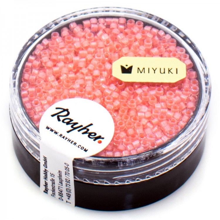 Rayher 14766266 Бисер Miyuki цилиндрический "Delica rocaille"