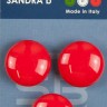 Sandra CARD056 Пуговицы, красный