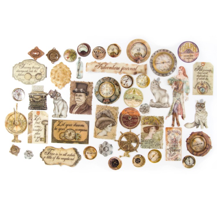 Stamperia DFLDCP21 Наклейки "Леди-Бродяжка"