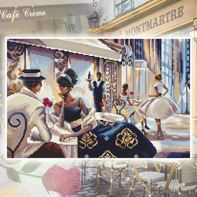 Набор для вышивания РТО M742 Приятный вечер в кафе