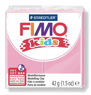 Fimo 8030-25 Полимерная глина для детей Kids нежно-розовая