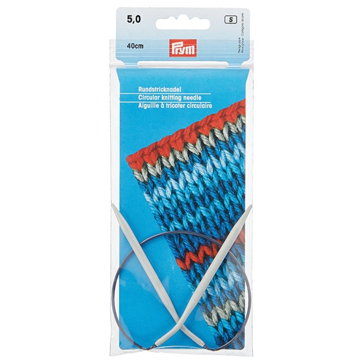 Prym Спицы круговые 40 см, алюминий