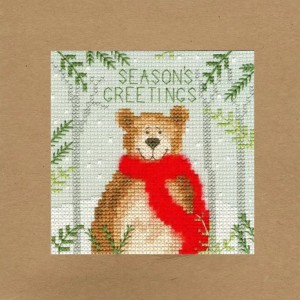 Bothy Threads XMAS9 Xmas Bear (Рождественский медведь)