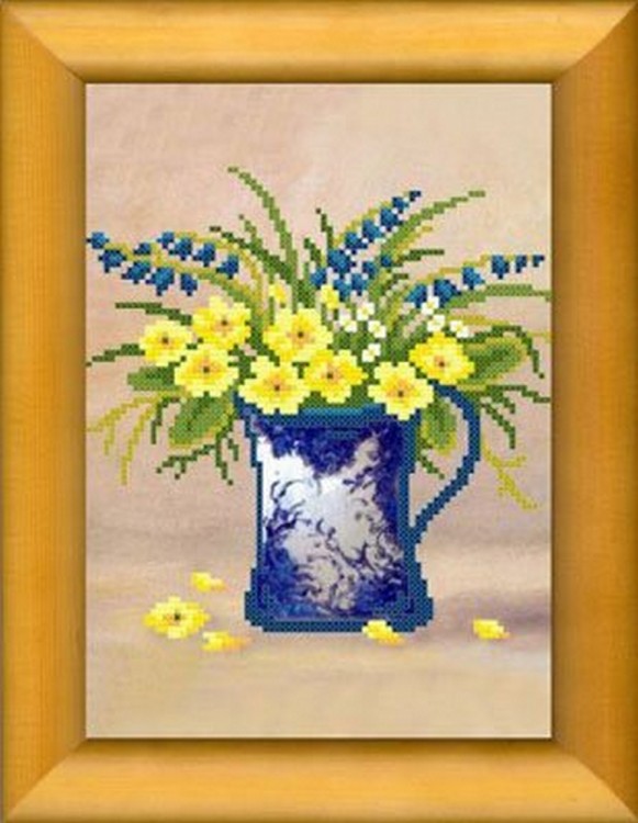 Набор для вышивания Schaefer 582/6 Желтые цветы