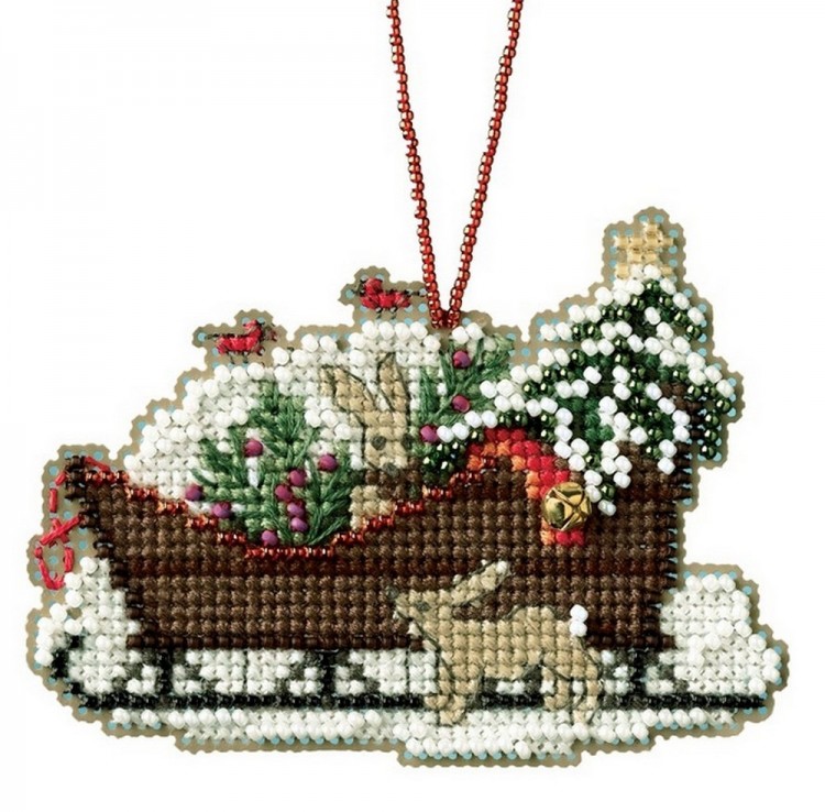 Mill Hill MH161735 Woodland Sleigh (Лесные сани)