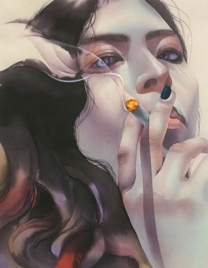 Paintboy GX30573 Девушка с сигаретой