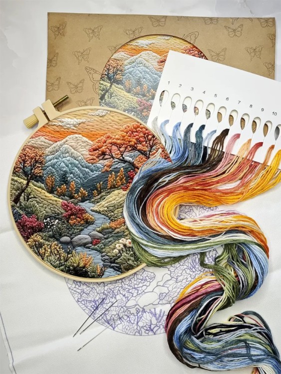 Набор для вышивания YoHobby yoli.119 Осень