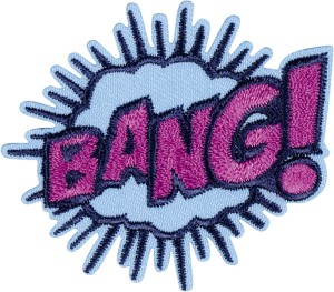 HKM 42776 Термоаппликация "Bang"