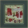 Набор для вышивания Mill Hill MH142232 Santa's Clothesline (Бельевая веревка Санты)