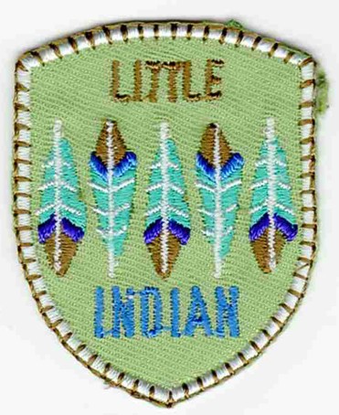 HKM 33304/1SB Термоаппликация "Little Indian Button grun"