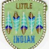 HKM 33304/1SB Термоаппликация "Little Indian Button grun"