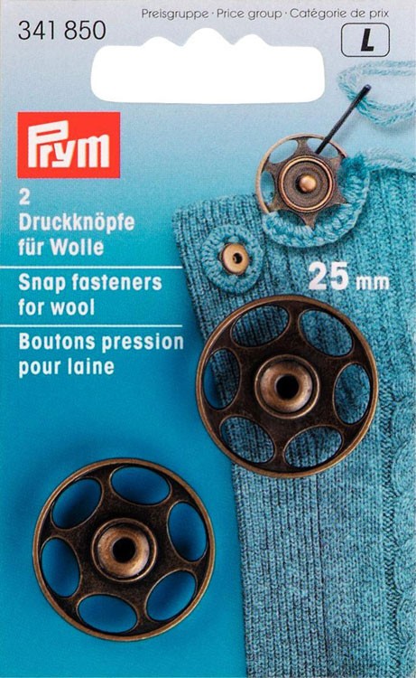 Prym 341850 Пришивные кнопки для вязаных изделий