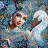 Набор для вышивания Larkes Н3626 Царевна лебедь