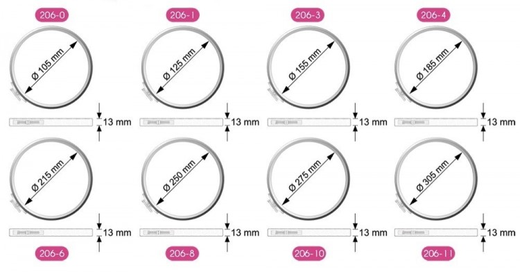 Klass&Gessmann 206-0 Пяльцы для вышивания круглые с замком
