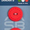 Sandra CARD058 Пуговицы, красный