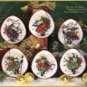 Набор для вышивания Dimensions 08530 Windswept Santa Ornaments (made in USA)