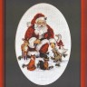 Набор для вышивания Oehlenschlager 99316 Санта с животнными