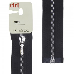 Riri 3000012/80/2110 Молния металлическая, разъемная, 4 мм, 80 см, черный