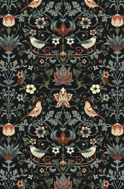 Ежедневник William Morris Inspiration (желтые и розовые цветы)