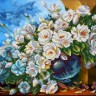 Конек 1252 Букет из белых роз