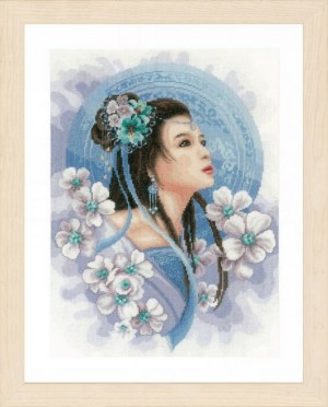 Lanarte PN-0169168 Asian lady in blue