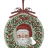 Набор для вышивания Le Bonheur des Dames 2678 Елочная игрушка Santa Claus Bauble (Дед Мороз)