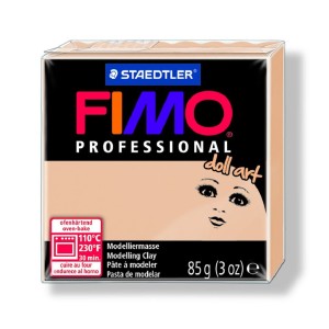 Fimo 8027-45 Пластика для изготовления кукол Professional doll art непрозрачный песочный