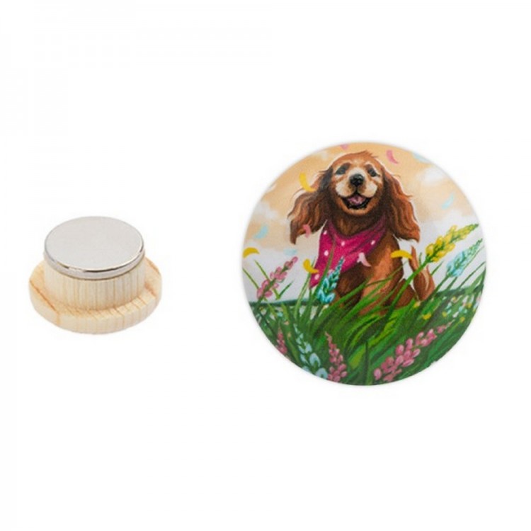 Gamma NEM-32 Игольница-магнит "Собака в поле"