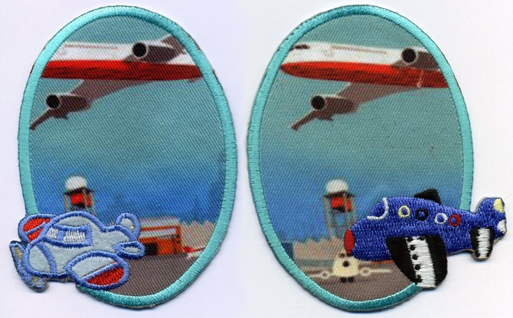 HKM 32474SET/S Термоаппликации "Самолеты в небе"