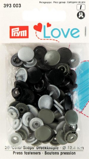 Prym 393003 Кнопки "Color Snaps", диаметр 12.4мм