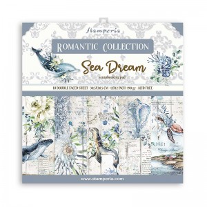 Stamperia SBBL87 Набор бумаги для скрапбукинга "Романтика - морская мечта"