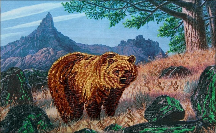 Набор для вышивания Астрея (Глурия) 63007 Медведь