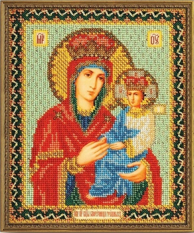 Набор для вышивания Радуга бисера В-169 Богородица Споручница грешних