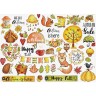 Набор для вышивания LetiStitch L8221 Autumn Sampler (Осенний сэмплер)