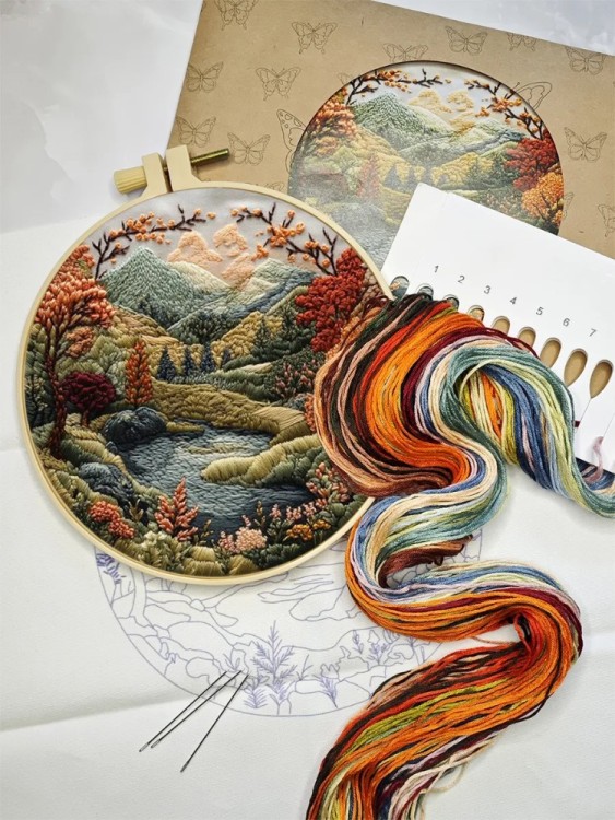 Набор для вышивания YoHobby yoli.121 Горные мотивы