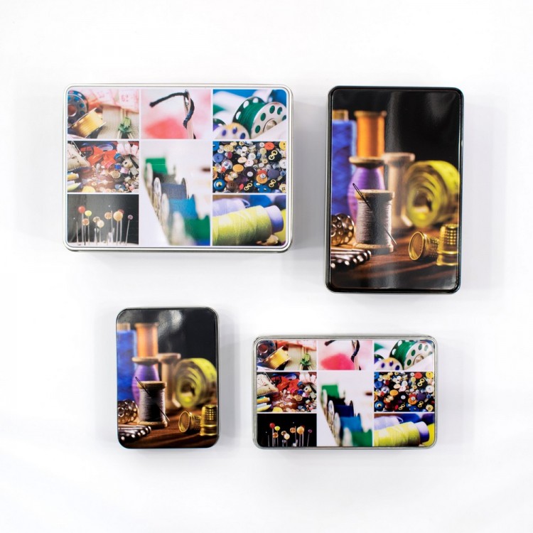 Hemline +PT.V5 Набор металлических коробочек для мелкой фурнитуры