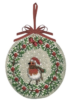 Le Bonheur des Dames 2677 Елочная игрушка Christmas Bauble Robin (Рождественский Робин)