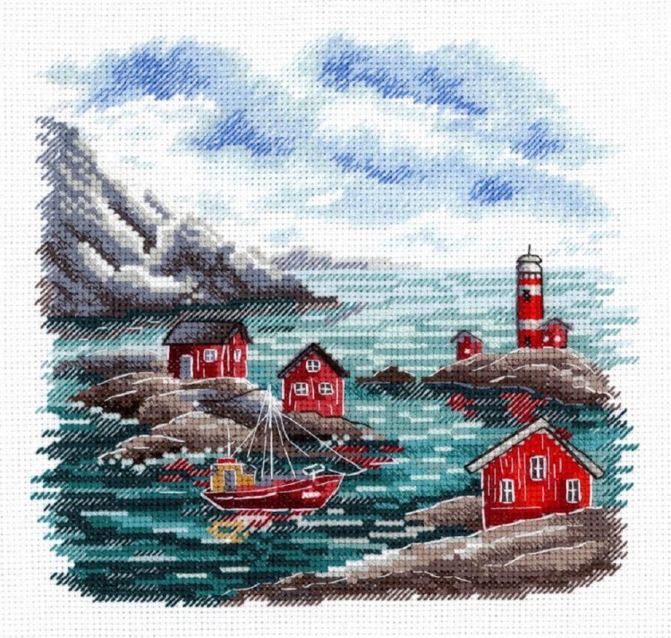Набор для вышивания М.П.Студия НВ-953 Побережье Скандинавии