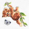 Набор для вышивания Многоцветница МКН 49-14 Любопытный тигренок