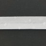SAFISA 6552-20мм-02 Косая бейка хлопок, ширина 20 мм, цвет 02 - цвет белый