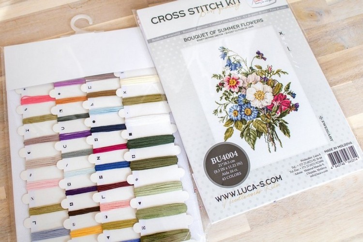Набор для вышивания Luca-S BU4004 Букет летних цветов