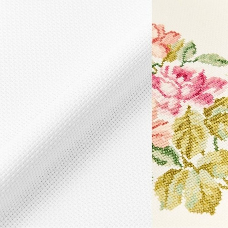 DMC GD1837BX-Blanc Aida 18ct - в упаковке
