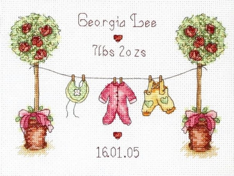 Набор для вышивания Anchor PSC506 На рождение малыша