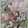 Набор для вышивания Dimensions 06884 Chickadees in Spring (Цыплята весной)