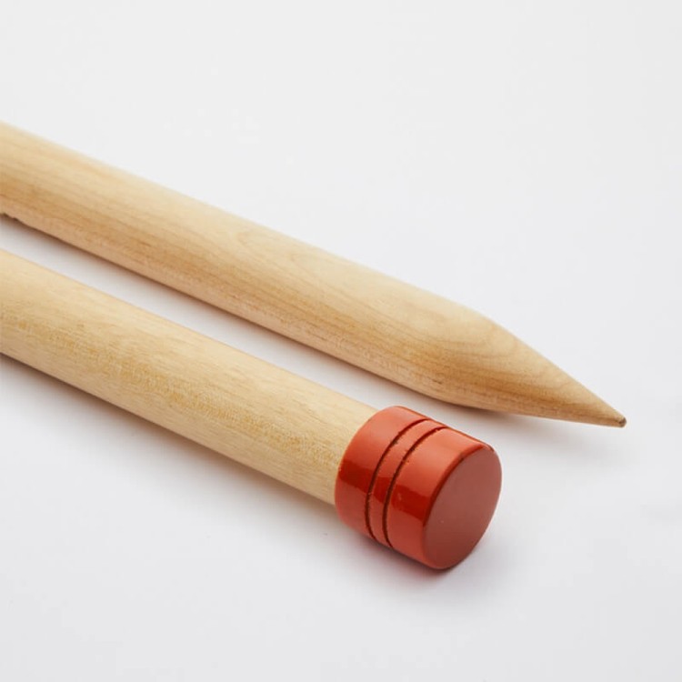 KnitPro Спицы прямые "Jumbo Birch" 30 см