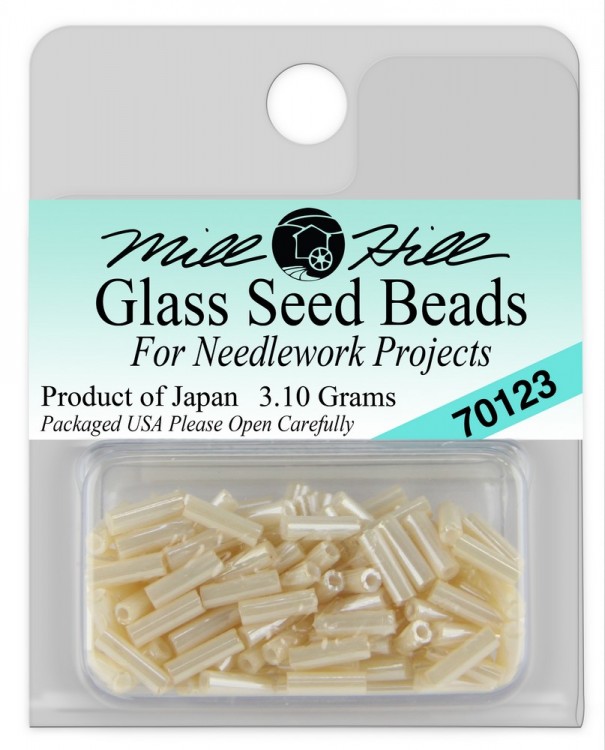 Mill Hill 70123 Cream - Бисер Small Bugle Beads