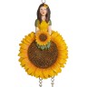 Fiebiger Floristik 850032-200 Фигурка декоративная, Blumenmadchen "Подсолнух"