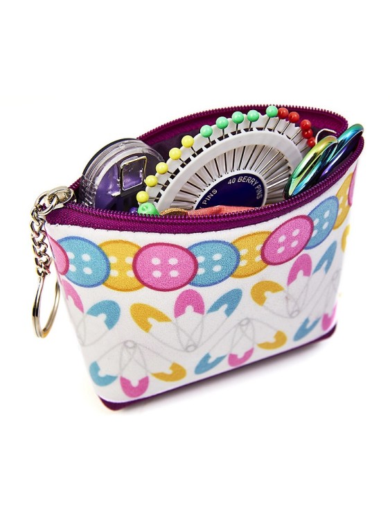 Hemline MR4646.DB Набор дорожный в кошельке со швейным принтом