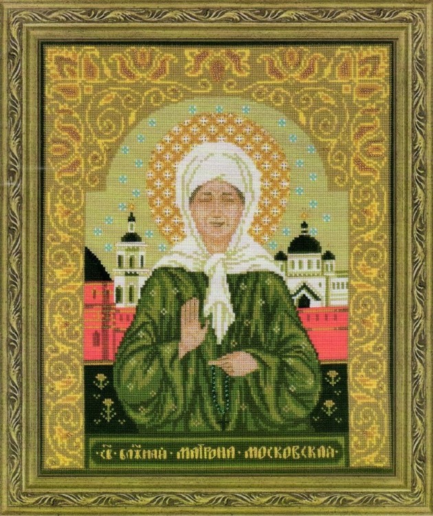 Набор для вышивания Риолис 1385 Святая Блаженная Матрона Московская