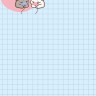 Блокнот KAWAII LOVE, наполненный любовью (мятный с котиками)